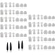 thumbnail image 1 of Tapones de Repuesto MEDca para Audífonos, Pack de 2 Sets, Tallas S, M, L y XL, Compatibles con Audífonos BTE y Amplificadores de Sonido, 1 of 8