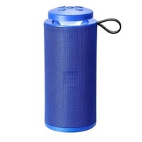 Genérico - Parlante Bluetooth Recargable Con Luz Rgb/Usb/Tf/Fm Azul