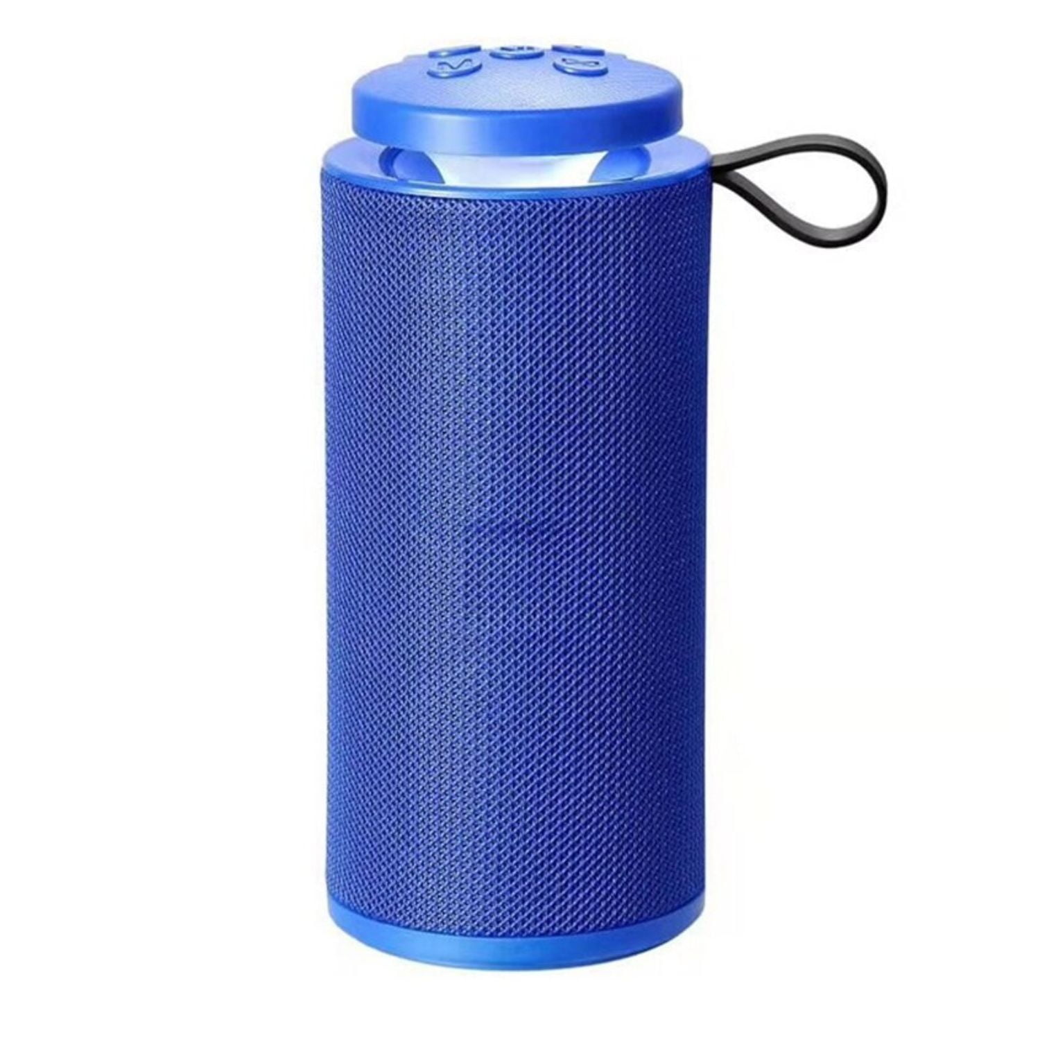 Genérico - Parlante Bluetooth Recargable Con Luz Rgb/usb/tf/fm Azul