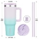 thumbnail image 3 of Tumbler BJPKPK de acero inoxidable aislado de 1,2 L con asa, 3 of 6