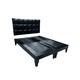 thumbnail image 2 of Cama Dos Plaza Negro Ecocuero, 2 of 3
