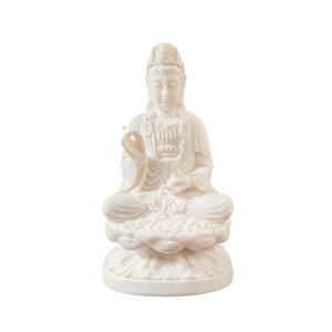 Magideal - Estatuilla De Bodhisattva, Estatua De Guanyin, Artesanía, Escultura Feng Shui, Adorno De Avalokitesvara Para El Hogar, Escritorio, Cumpleaños, Estante