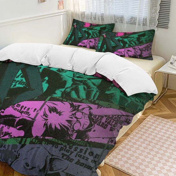 Cowboy Bebop 3-Piece Twin Bed Set Fade-Resistant Microfiber