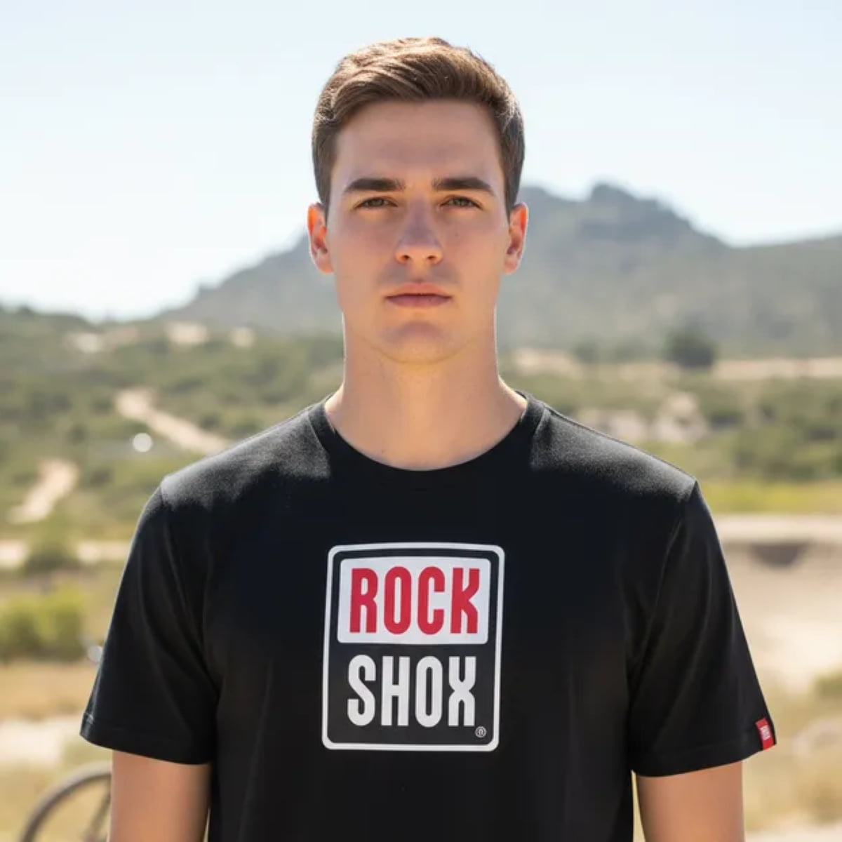 Polera Rockshox Manga Corta Full Pill Clásica Negro