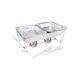 thumbnail image 4 of Set de buffet Sterno 53 cm x 8 cm, plateado, 4 of 5