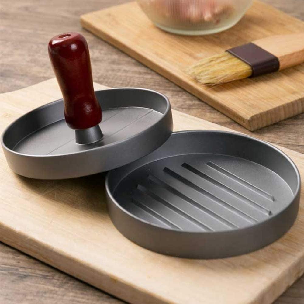 Genérico - Prensa Para Hamburguesas Molde Antiadherente Asado Parrilla