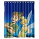 thumbnail image 1 of Cortina de ducha Peter Pan, juego de cortinas de baño con ganchos, tamaño 60 x 72 pulgadas, 1 of 3