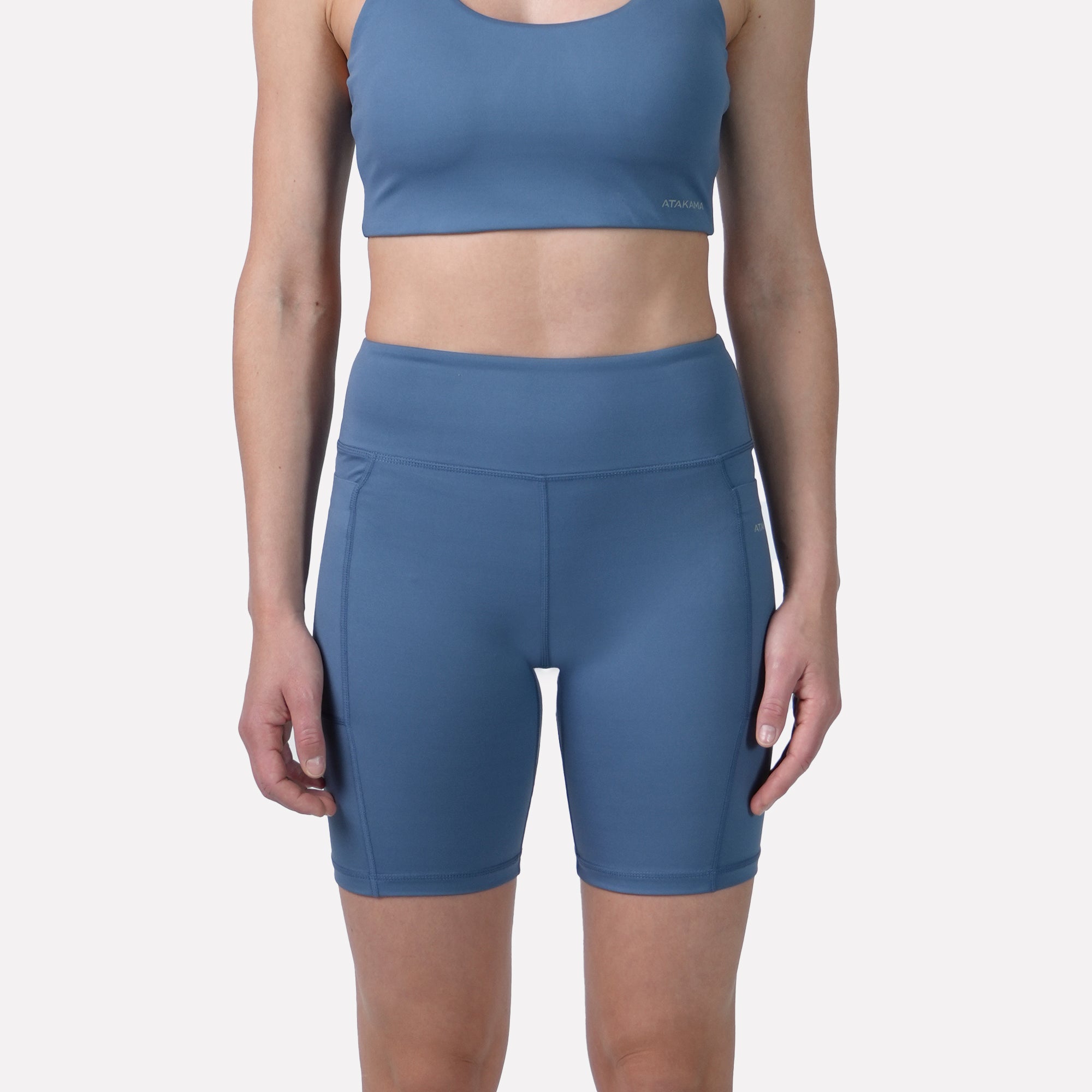 Calza Biker Mujer Oasis Azul Atakama Outdoor