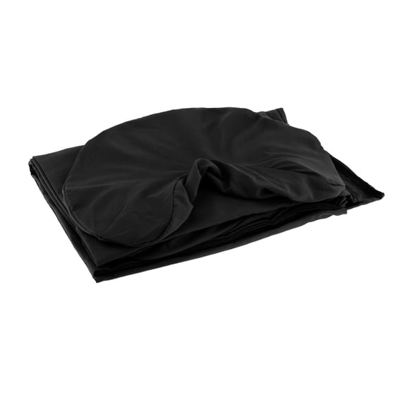 3x juego de sábanas para mesa de masaje, funda para descanso facial, lavable, funda para cama de Spa, sábana plana para mesa de masaje, SPA de belleza Negro