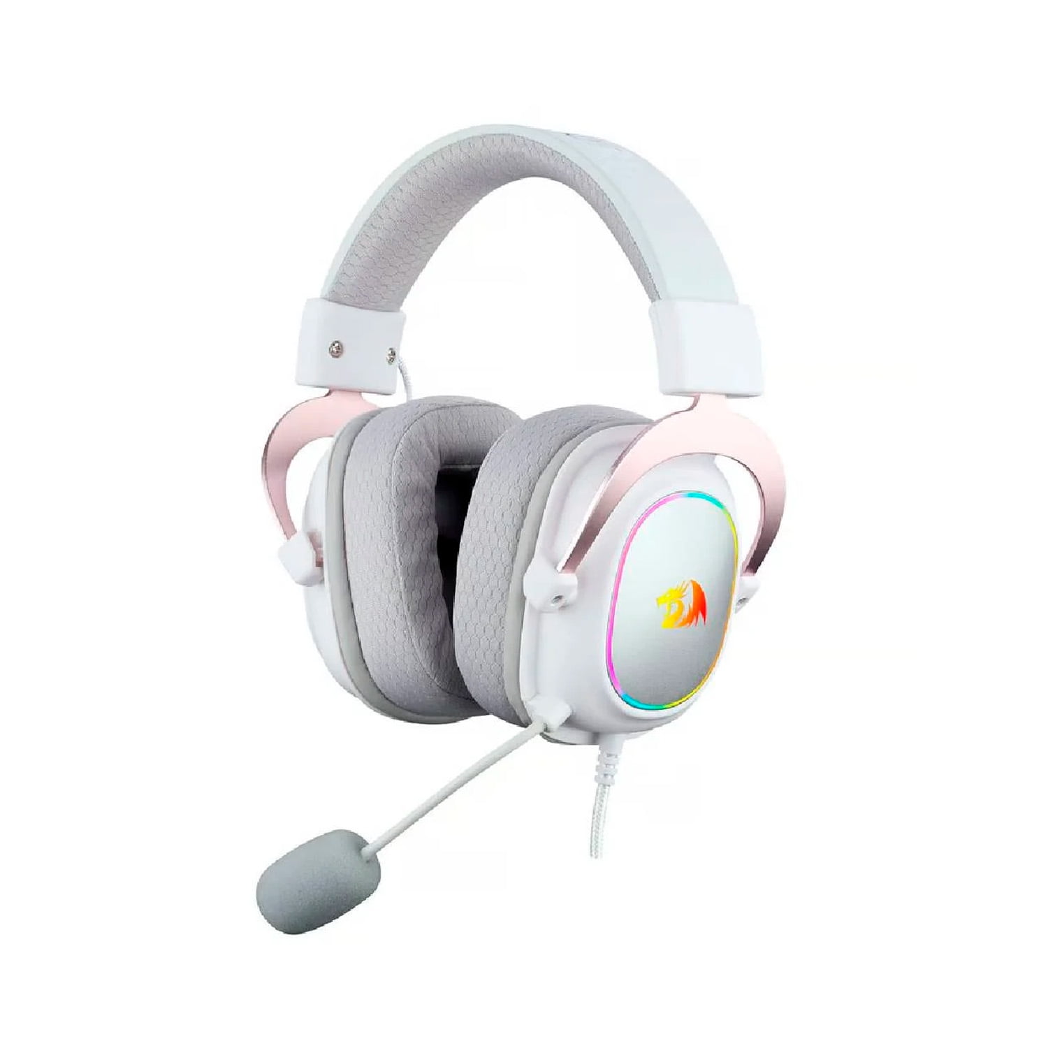 Audífonos Gamer Redragon Zeus X H510w Rgb White Usb