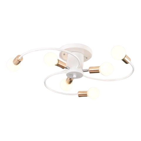 Ioensy - Lámpara Colgante Led Lámpara De Techo Lámpara De Techo Para El Hogar Oro Blanco