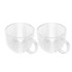 thumbnail image 1 of 2 piezas 200 ml de doble capa de vidrio taza de café espresso casa barware, 1 of 5