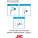 thumbnail image 5 of Auriculares JVC Marshmallow Memory Foam con micrófono HAFX38MA, color azul, 5 of 9