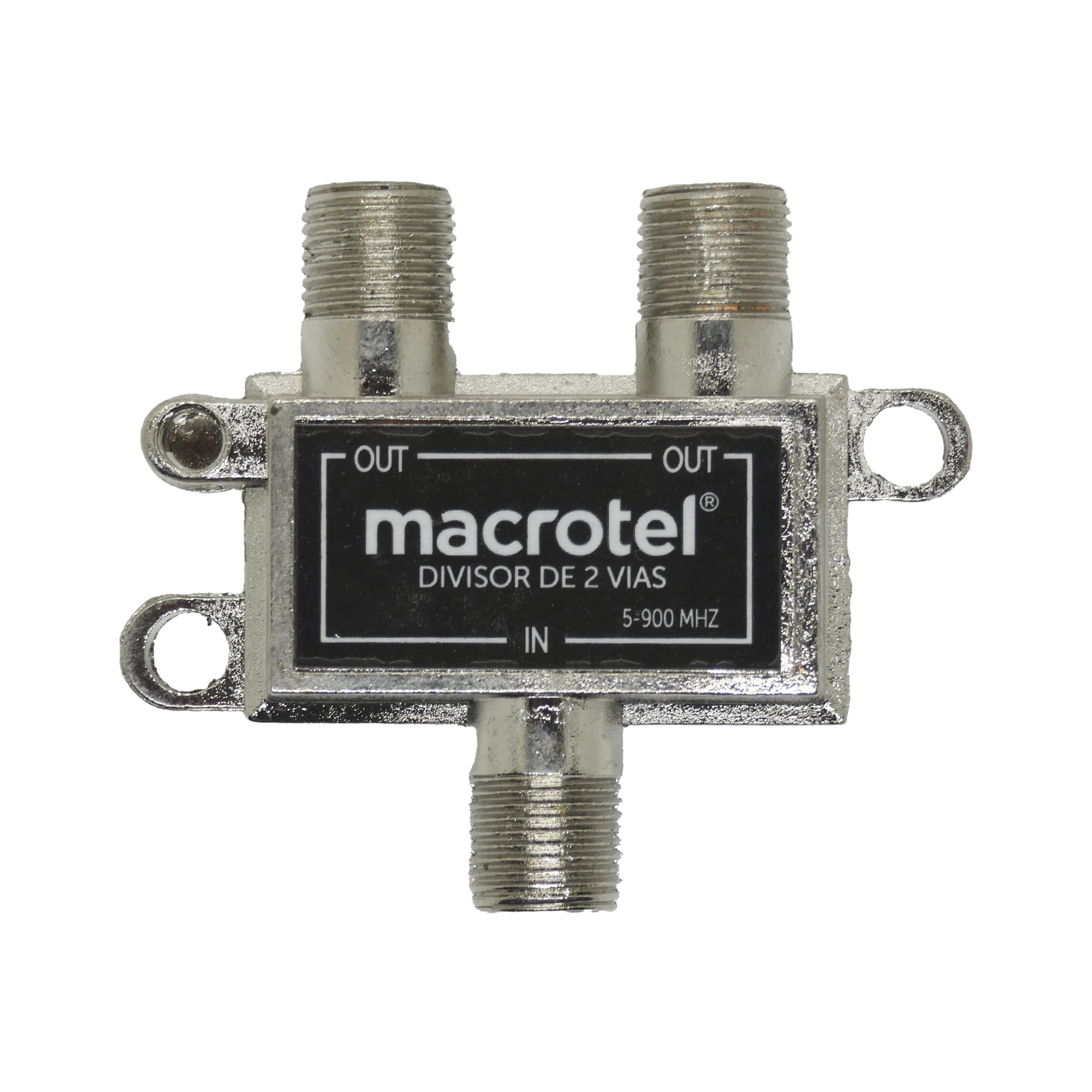 Splitter Coaxial 1×2 Macrotel Para Tv Y Cable