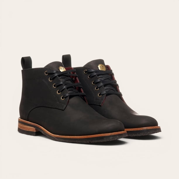 Botin de Cuero Casual Hombre Llaima OLKI - Negro negro 45