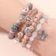 thumbnail image 2 of Brazalete bohemio de material mixto, 2 of 6