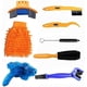 thumbnail image 1 of Juego de cepillos de precisión para limpieza de bicicletas, incluye limpiador de cadena, apto para bicicletas de montaña, carretera, ciudad, híbridas, MTB, BMX y plegables (8 piezas)., 1 of 7