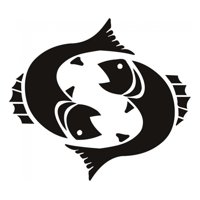 Rienda Libre Graphics - Decomural Pisces Fish Star Sign Ws-17232