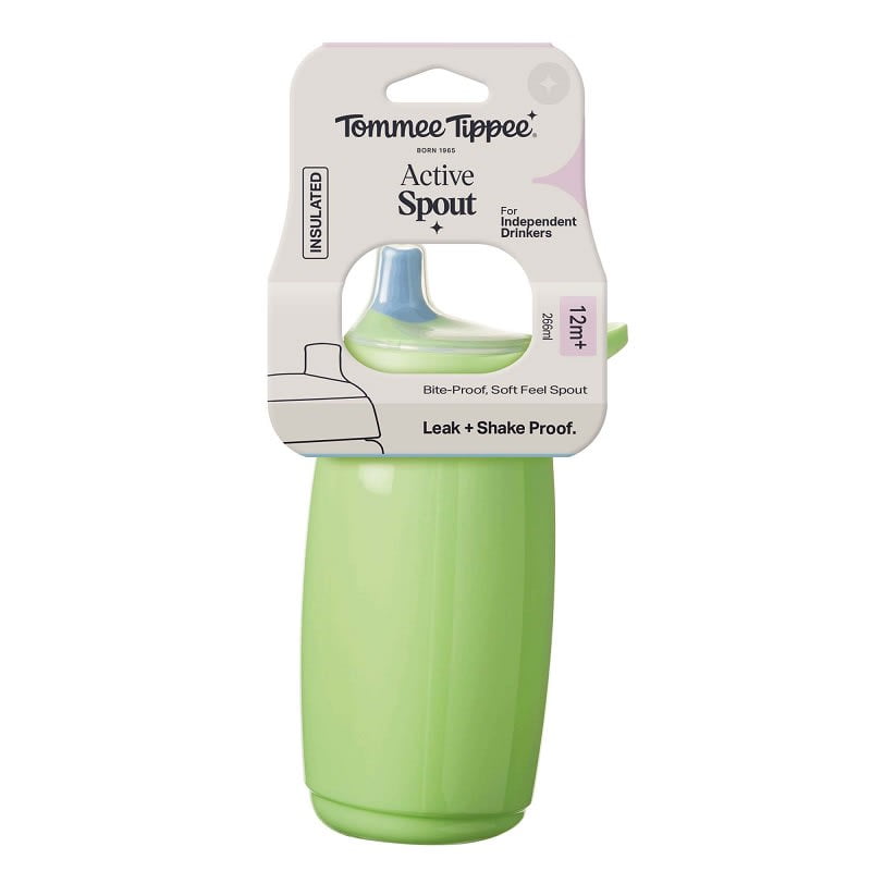 Tommee Tippee - Vaso Antiderrame 266ml Active Spout 12 Meses+