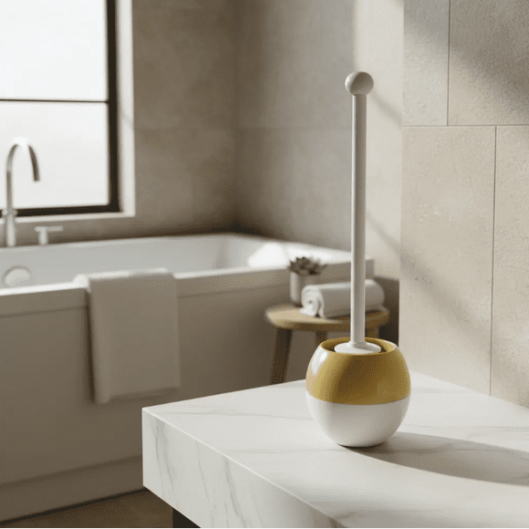 Escobilla De Baño 42x11 Cm Con Soporte