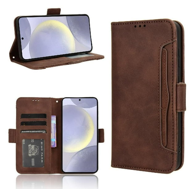 Funda Tipo Billetera FOXDOCK para Samsung Galaxy S25 – Tapa Flip con Tarjetero