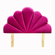 thumbnail image 2 of Respaldo Coral 1 1/2 Fucsia Felpa, 2 of 4