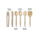 thumbnail image 3 of Juego de utensilios de cocina de madera de alcaravea, 5 piezas, con certificación FSC, 3 of 7