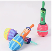 Genérico - Micrófono Juguete De Peluche Para Masticar De Mascotas