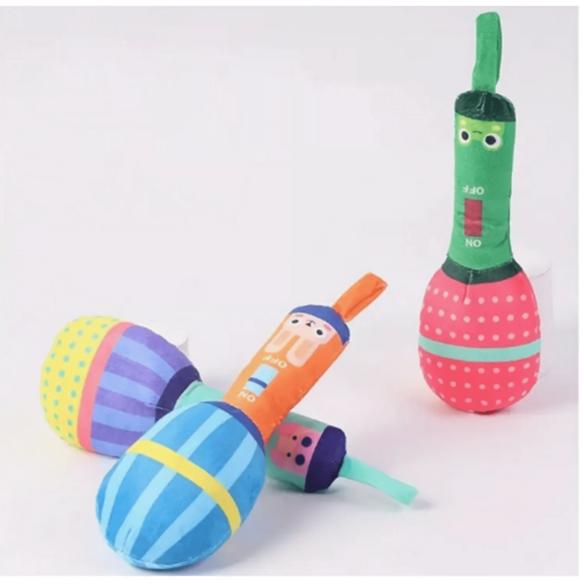 Genérico - Micrófono Juguete De Peluche Para Masticar De Mascotas