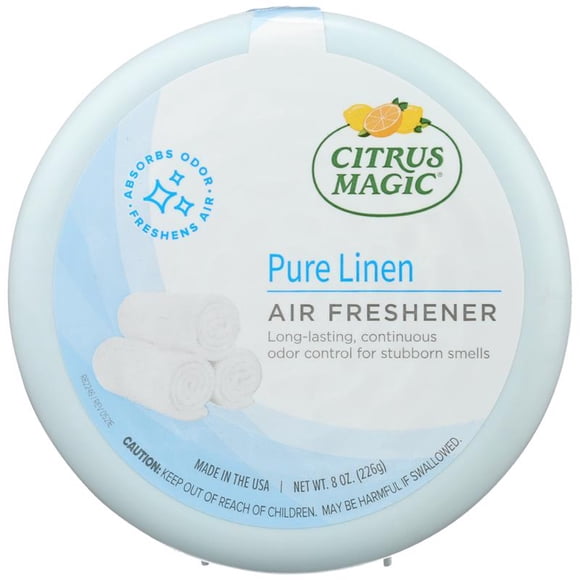Ambientador Citrus Magic con aroma a lino puro, 240 ml (paquete de 6)