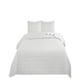 thumbnail image 1 of Quilt Cubrecama De Verano Con Pompones 2 Plazas Blanco, 1 of 4