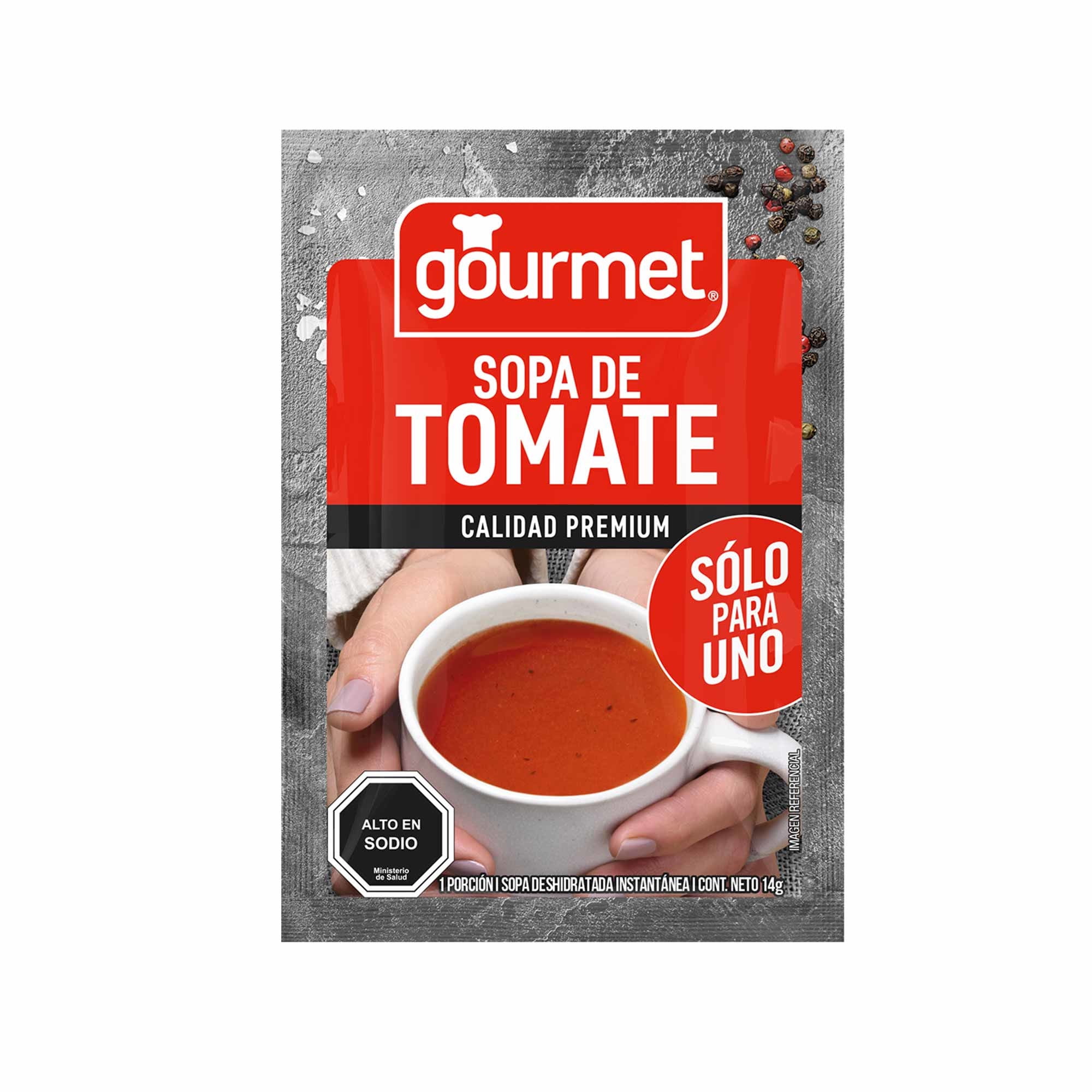 Sopa Individual De Tomate Sobre 14 g Gourmet