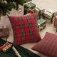 thumbnail image 3 of Paquete De 2 Navidad Plaid Decorativo Tirar Almohada Cubiertas Escocesa Tartán Cojín Caso Para Casa De Granja Decoración De Vacaciones Rojo 18 X 18 Pulgadas, 3 of 3