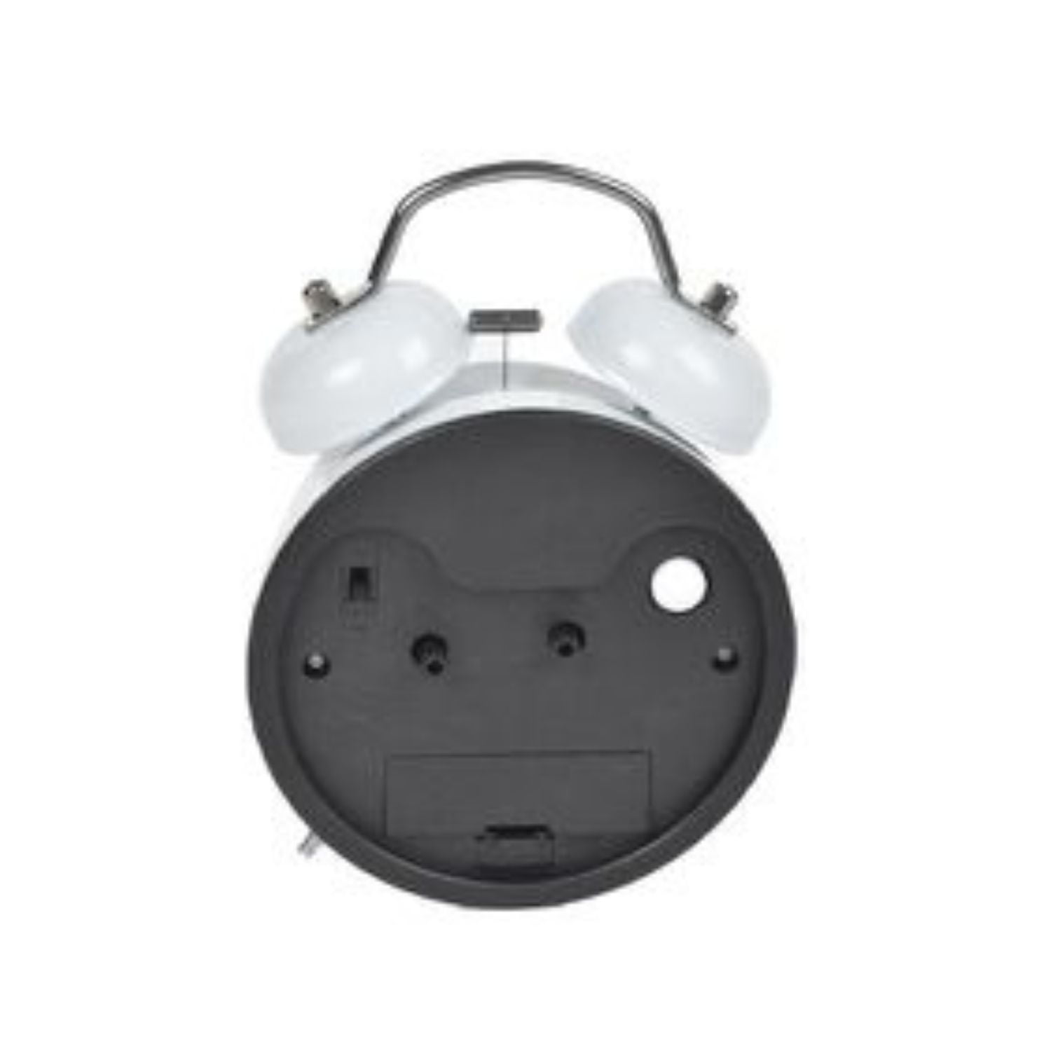 Disparo - Reloj Despertador Circular De 11x17cm Blanco Hogar