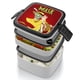 thumbnail image 4 of Las Aventuras de la Máscara Fiambrera de Doble Capa, Contenedor de Almuerzo Portátil Apilable, Almacenamiento de Alimentos Hermético a Prueba de Fugas, 1000ml, 4 of 6