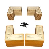 Bloccare - Kit 4 Patas Tipo L - Altura 6.5 Cm (Miel)