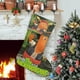 thumbnail image 1 of Los Backyardigans Tema: Calcetines de Navidad, fino lino blanco para colgar en escaleras y chimenea, decoración navideña para el hogar, regalo de Navidad. 45cm × 32cm, 1 of 5
