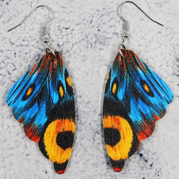 Bohemian Butterfly Wings Dangle Earrings - Colorful Ear Jewelry for Women - Perfect Gift