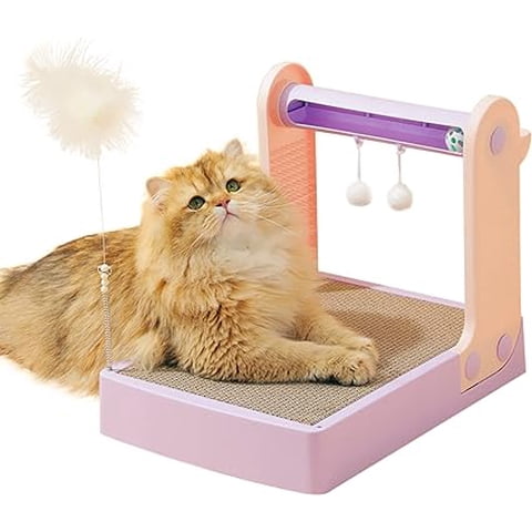 Genérico - Rascador Gato Cartón Y Madera