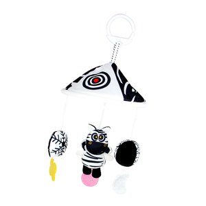 Magideal - Móvil Para Cuna De Bebé, Sonajeros Para Cuna De Bebé, Juguete Colgante Con Campana Para Cama, Móvil Para Bebé En Blanco Y Negro Para Recién Nacidos, , Cebra