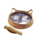 thumbnail image 4 of Cesta para cama para gatos, rascador para gatos, cama para perros, protector de muebles, salón para gatos, nido de verano, casa para gatos, gatos gran , Sin almohada 38x1 Sin almohada 38x13cm, 4 of 5