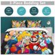 thumbnail image 5 of Super Mario 3-Piece Comforter Set for Bedroom Super Mario Bedding Set for Kids Adults Soft Microfiber Duvet Cover Set with Zipper Closure, 5 of 5