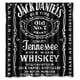 thumbnail image 1 of Cortina de ducha Jack Daniels, juego de cortina de baño con ganchos, tamaño 66 x 72 pulgadas, 1 of 3