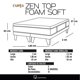 thumbnail image 4 of Cama Europea Zen Top Foam King Base Dividida, 4 of 4