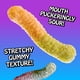 thumbnail image 3 of Gomitas Sour Worms Rotten 150 g, bajas en azúcar y altas en fibra, 3 of 3