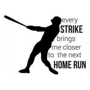 Rienda Libre Graphics - Decomural Every Strike Baseball Ws-43122