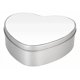 thumbnail image 2 of Caja Metálica Corazón Sublimación Plata 15x13.7cm, 2 of 4