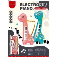 Genérico - Mini Teclado Piano Musical Dinosaurio Interactivo Niños Celeste