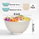 thumbnail image 3 of Juego de ensaladeras Homestockplus, 1,8 L, paja de trigo sin BPA [8 unidades], 3 of 6