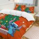 thumbnail image 2 of Stitch Christmas Tree Lilo 3 Pieces Duvet Cover Set Full Size Super Soft Fade Resistant Microfiber, 2 of 4